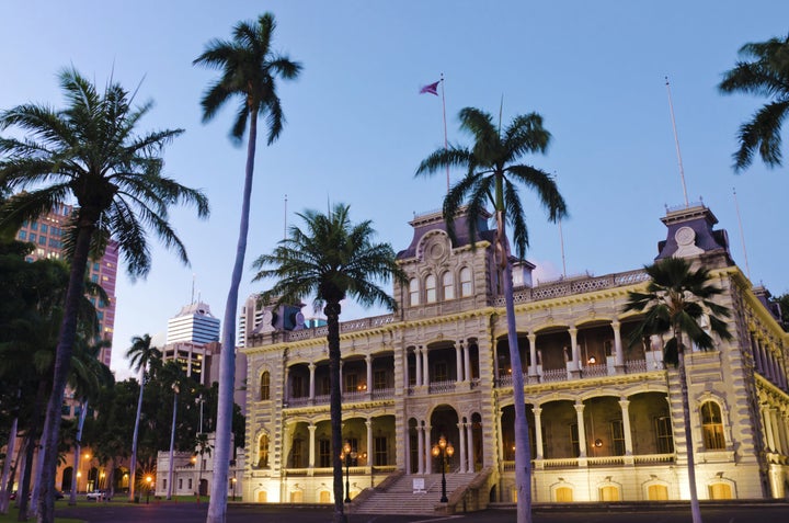 Iolani Palace, the only royal palace in the U.S., was the residence of the rulers of the Kingdom of Hawaii.