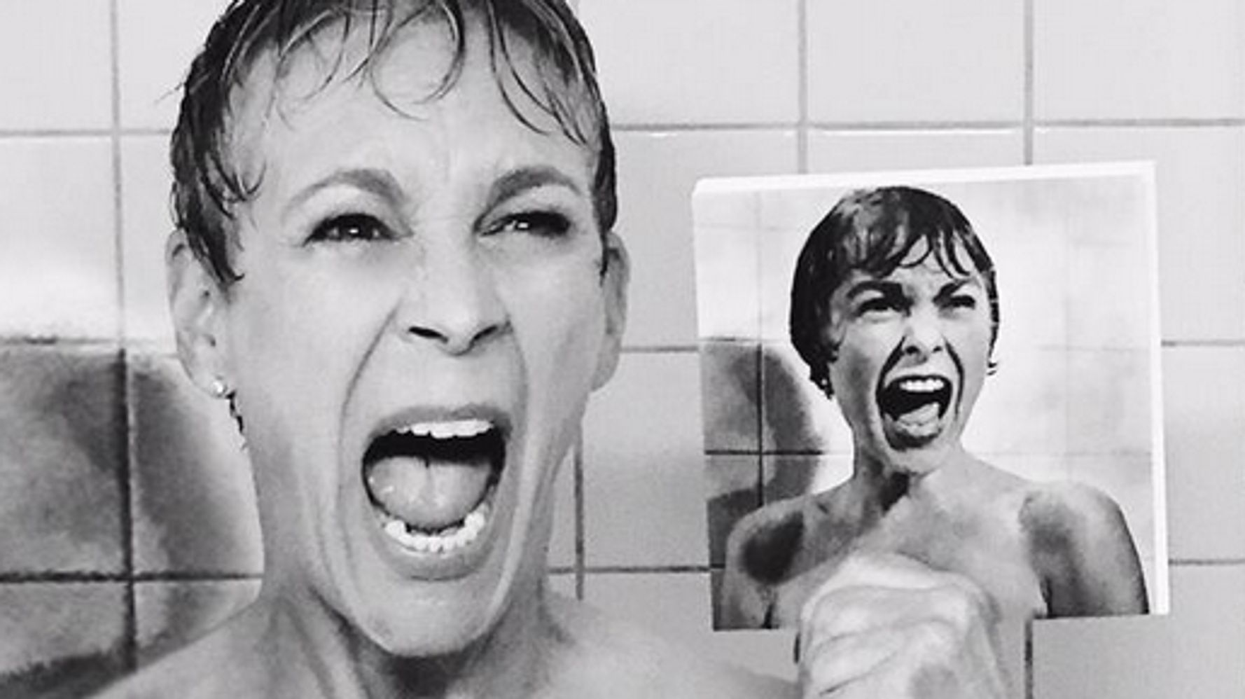 Jamie Lee Curtis Pays Homage To Her Mom S Famous Psycho Shower Scene On Scream Queens Huffpost