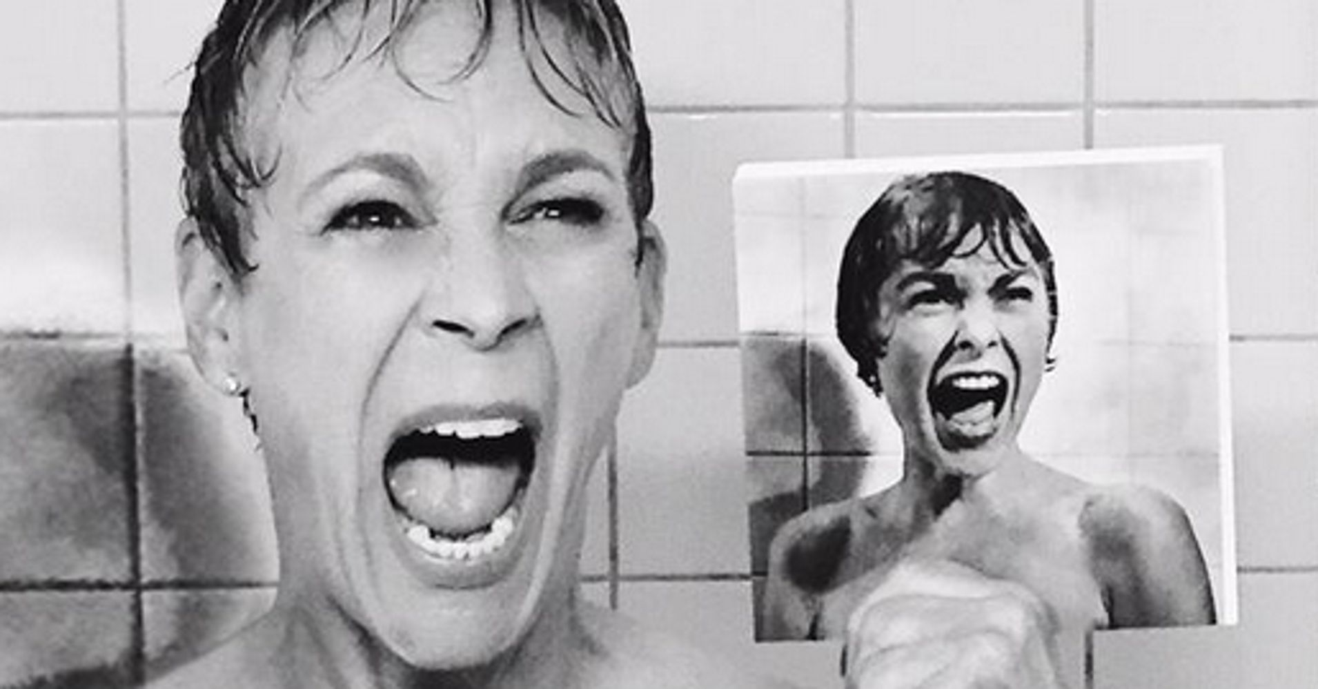 Jamie Lee Curtis Pays Homage To Her Moms Famous Psycho Shower Scene On Scream Queens Huffpost 