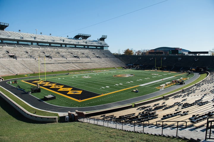 University of Missouri football players returned to practice for the first time since the school's president and chancel