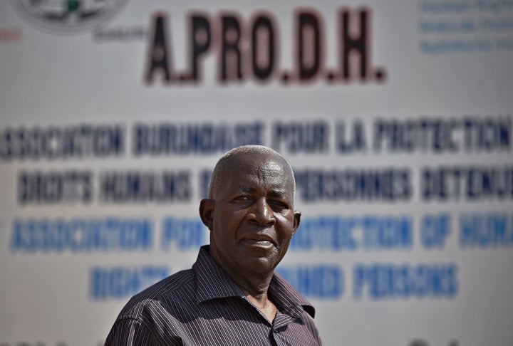 Pierre Claver Mbonimpa is founder and president of the Association for the Protection of Human Rights and Detainees in Burundi.