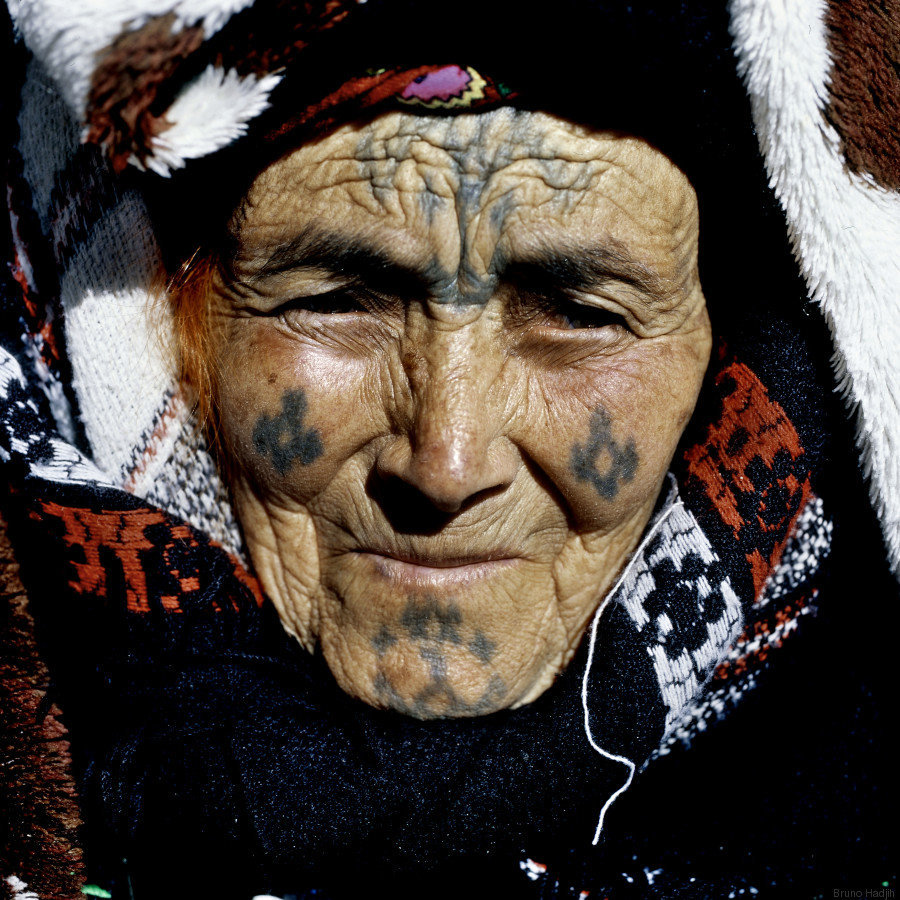 Inked Heritage Berber Womens Tattoos In Algeria HuffPost The WorldPost