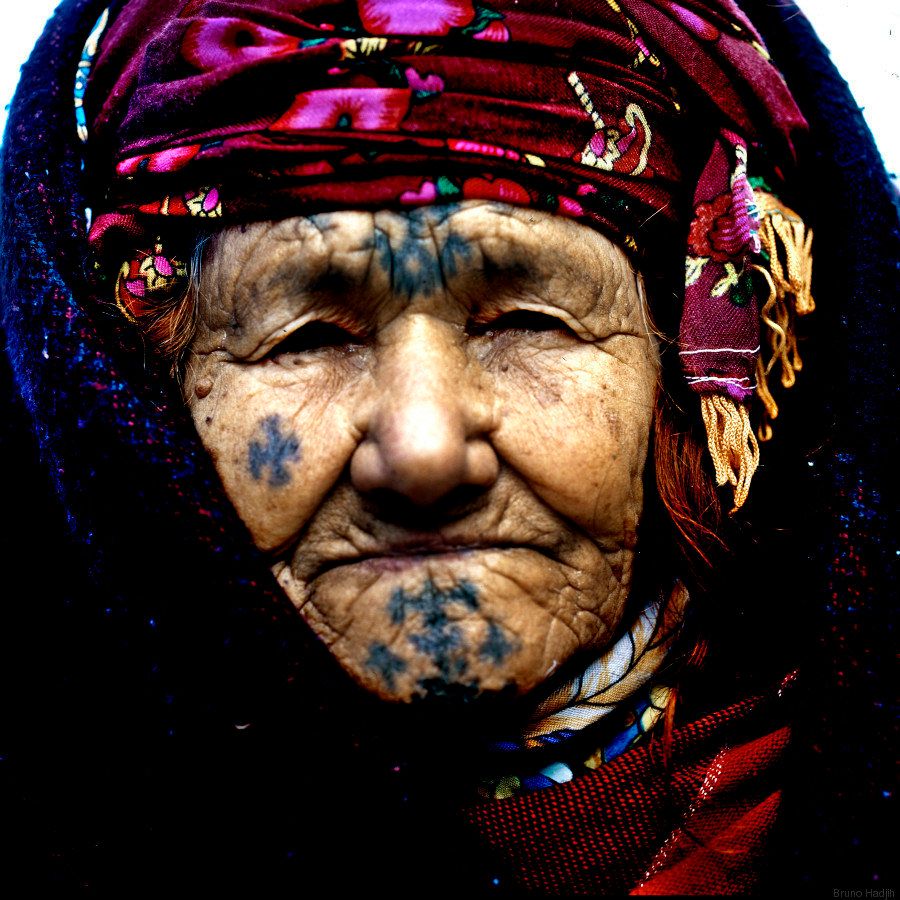 Inked Heritage Berber Women's Tattoos In Algeria HuffPost