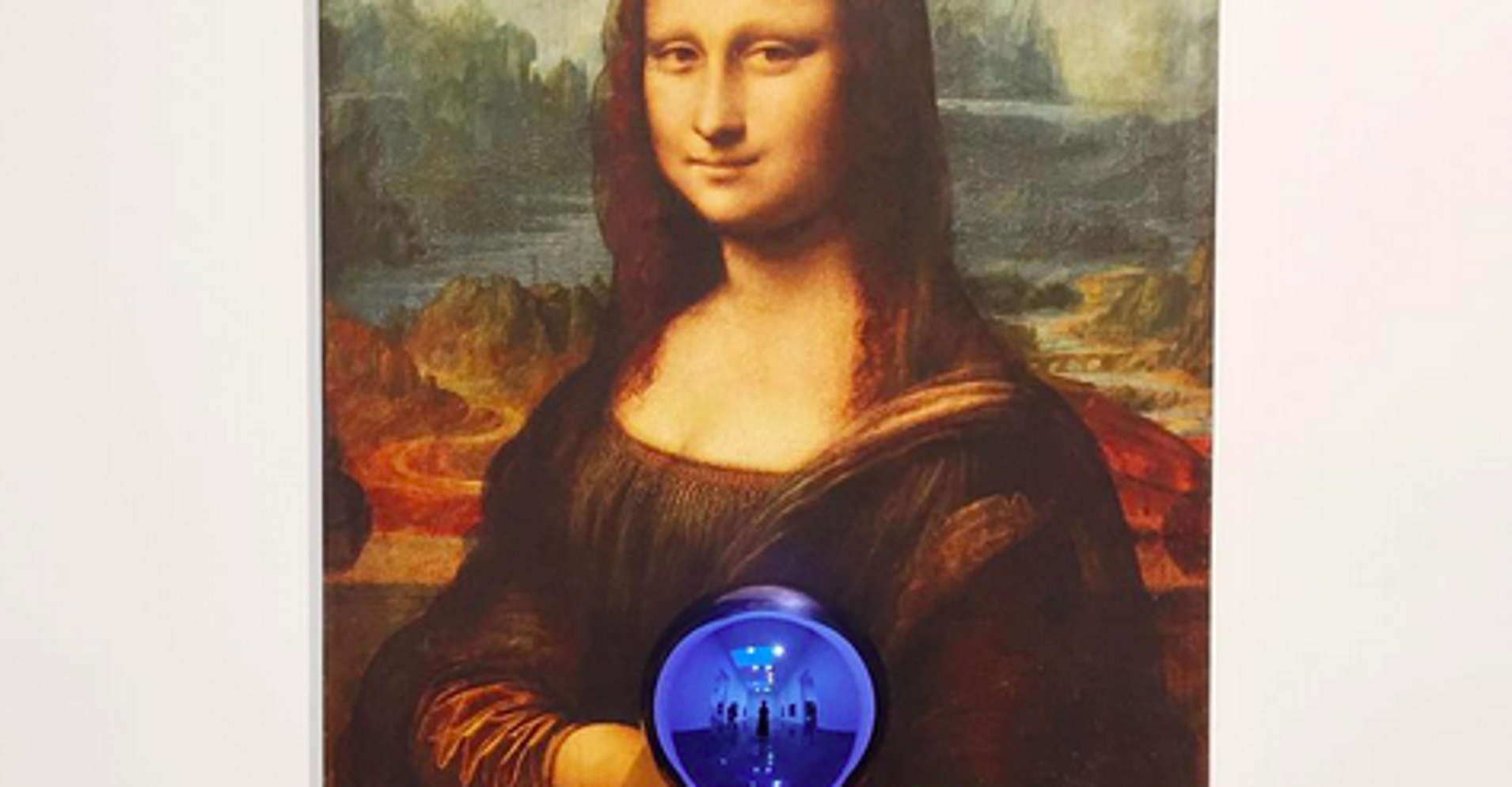 Today In Art, Jeff Koons Is Placing Blue Balls In Front Of Famous