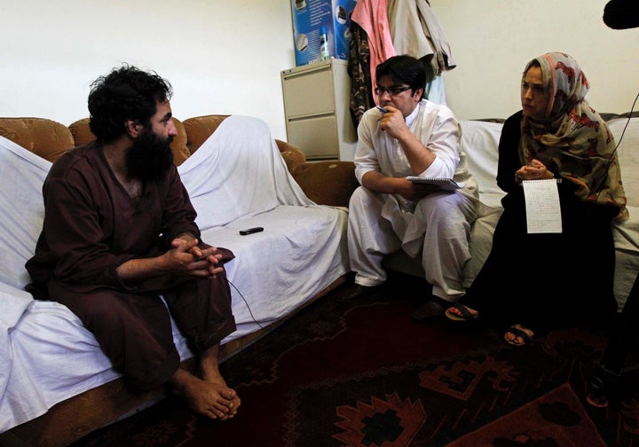 Amie Ferris-Rotman and Reuters correspondent Hamid Shalizi interviewed a Taliban member inside a Kabul prison in 2012.