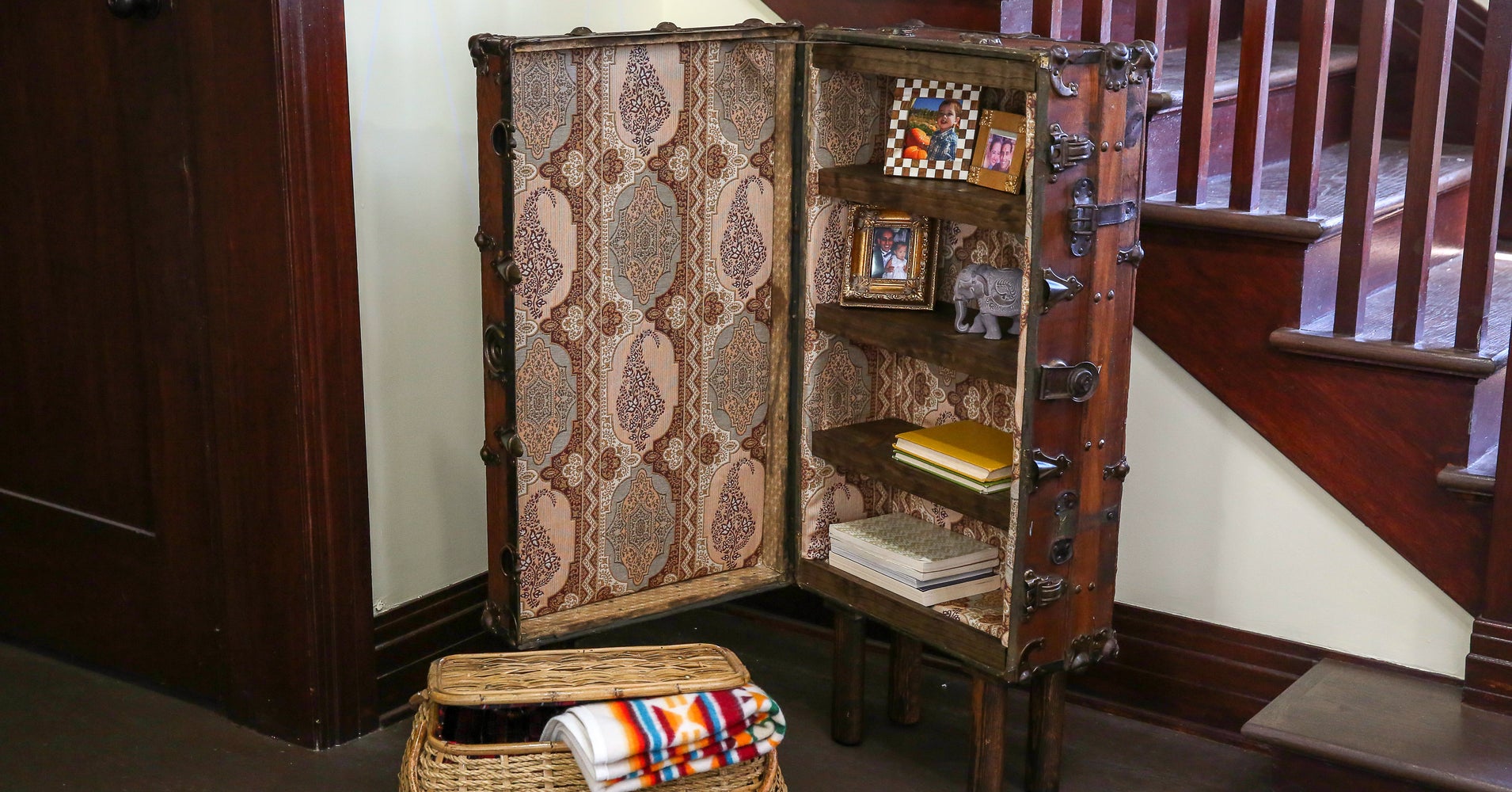 How To Make A Cool, Quirky Shelving Unit Out Of An Old Trunk HuffPost