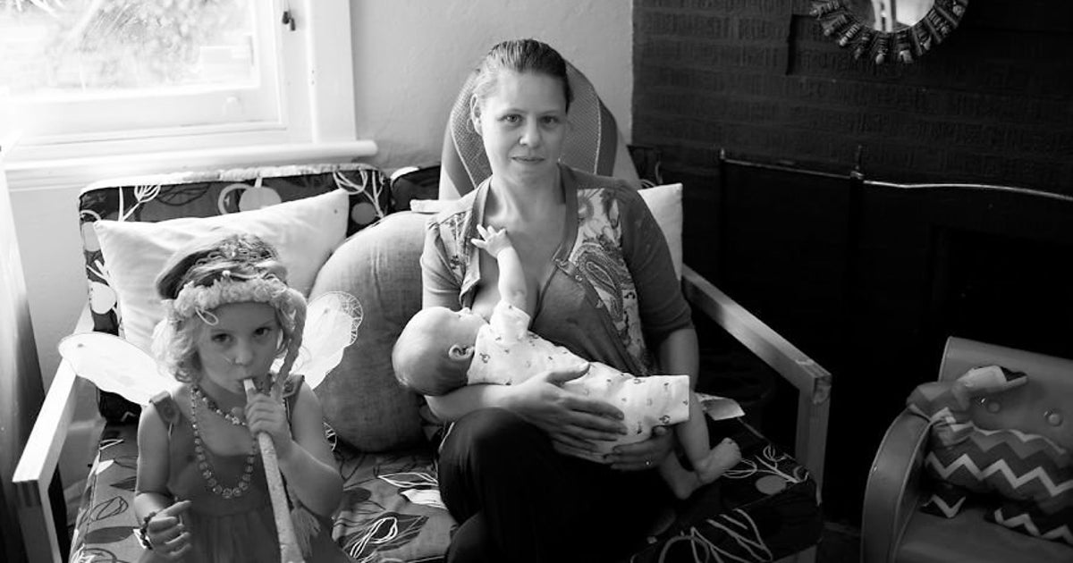 Mom's Photo Series Showcases The Messy Reality Of Breastfeeding