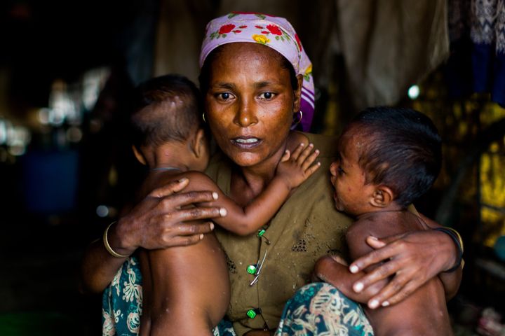Around one million Rohingya live in Myanmar.