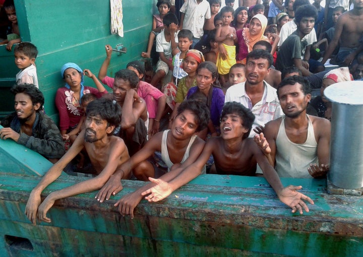 Thousands of Rohingya were stranded at sea in May when they were abandoned by traffickers and denied entry to Thailand and neighboring countries.