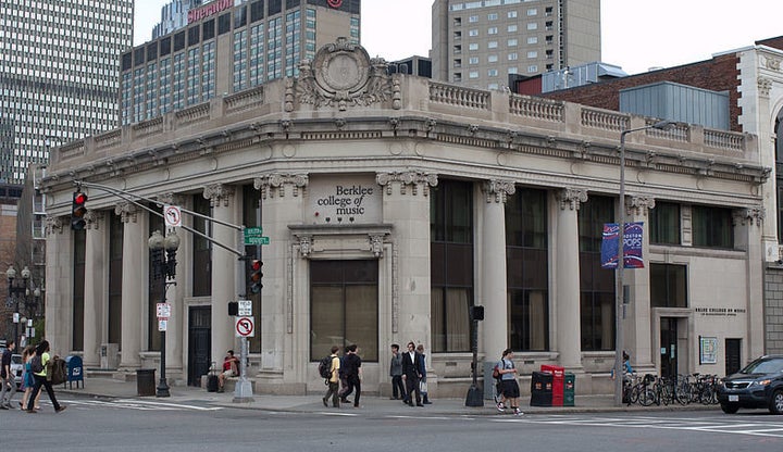 A Berklee College of Music classroom building in Boston's Back Bay