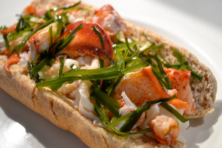 A kelp lobster roll is just one of many examples of ways seaweed is being worked with in the kitchen.