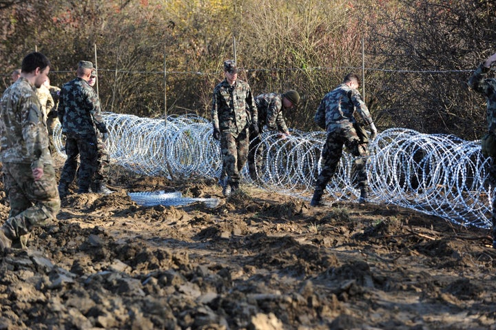 Austria will also erect a "security corridor" on Slovenian territory, and Slovenian security forces will enhance patrols outs