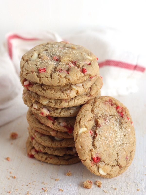 White Chocolate Peppermint Cookies