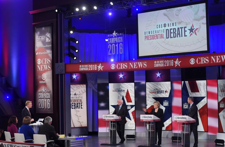 Saturday night's Democratic debate failed to draw a large crowd.