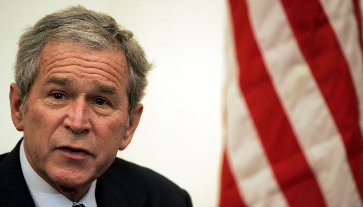 The Onion warned that the Iraq War, launched by President George W. Bush, would "fan the flames of hatred even higher."