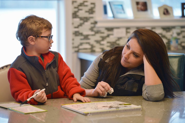 Bristol Palin with her son, Tripp, at their Wasilla, Alaska, home. She's expecting her second child.