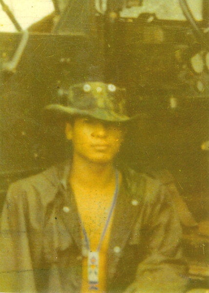 Rick Martinez, 18, in Vietnam (1969)