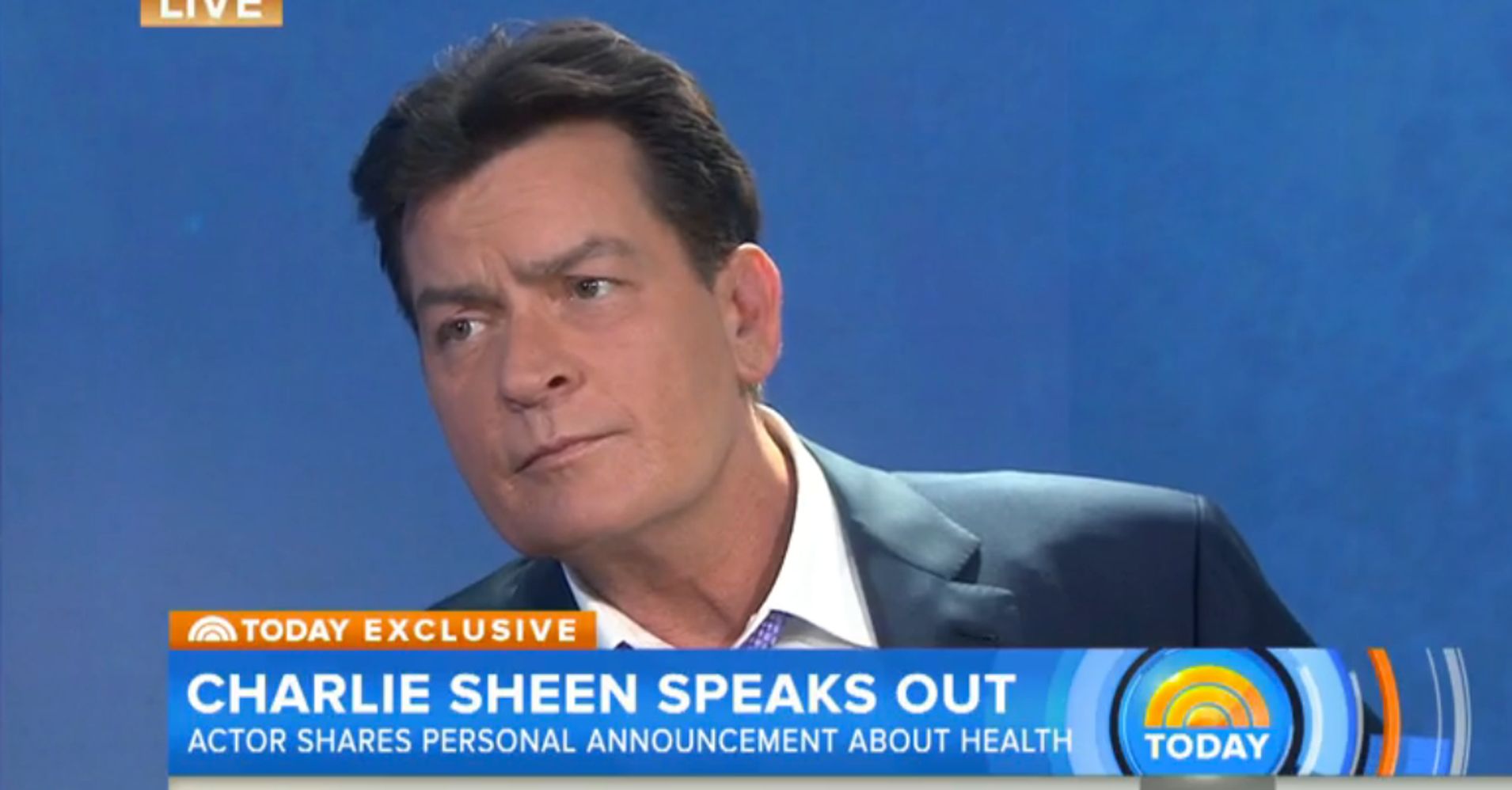 Charlie Sheen Reveals He's HIVPositive HuffPost