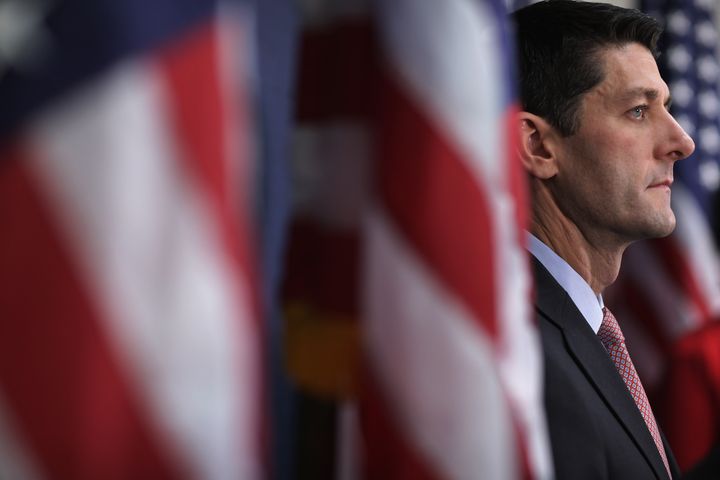 House Speaker Paul Ryan (R-Wis.) said he aims to act soon on Syrian refugees.