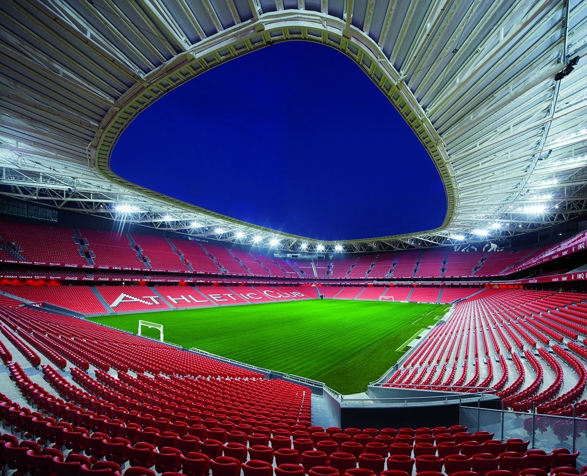 The new stadium in Biscay, Spain.