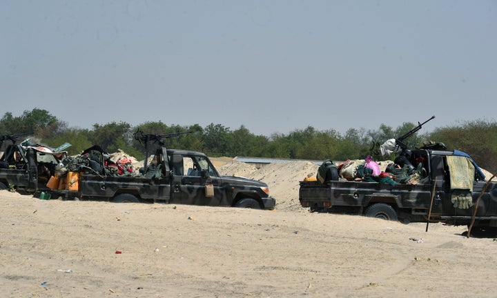 The blast bore the marks of Boko Haram. In this photo, Nigerian and Chadian armed forces work together to fight the militant group in Malam Fatori, Nigeria.