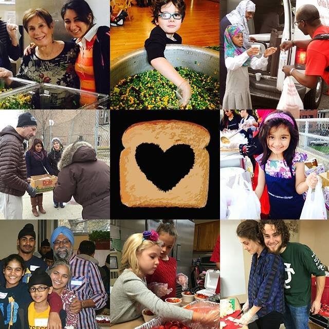 A round up of photos from Muslims Against Hunger service events.