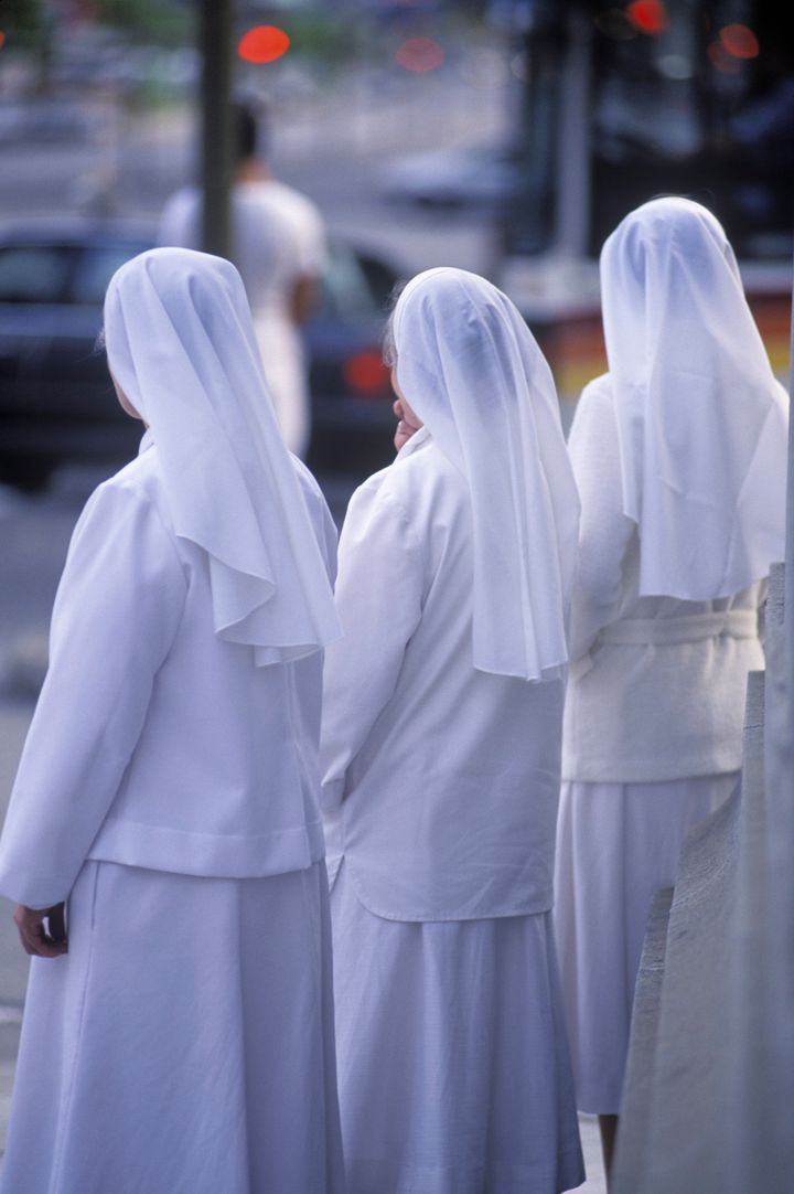 Nuns on the street, Montreal, Quebec, Canada.
