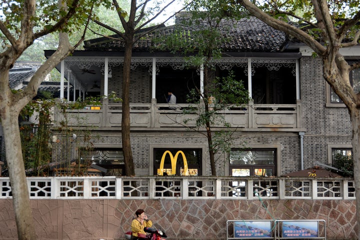 A historic Chinese villa where former Taiwanese leader Chiang Ching-kuo once lived is now home to a McDonald's and a Starbucks.