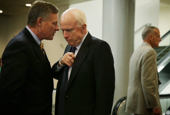 Sen. Richard Burr (R-N.C.) and Sen. John McCain (R-Ariz.) are among the lawmakers calling for a review of encryption technology after the terror attacks in Paris.