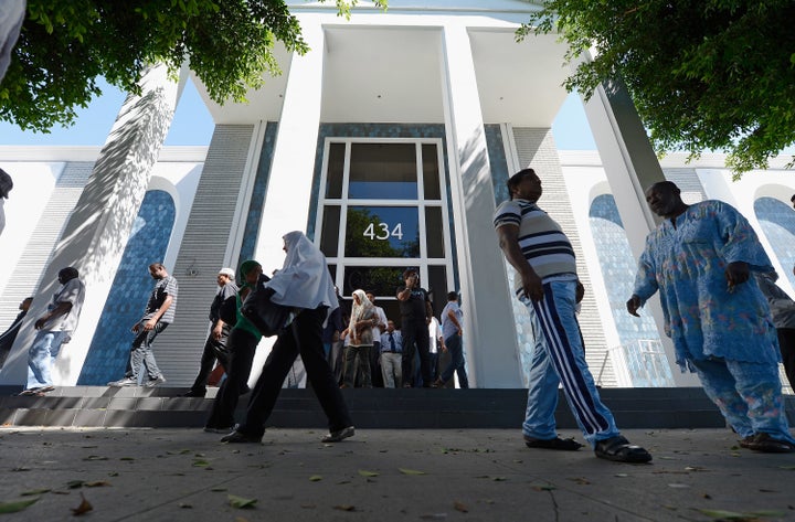 The Islamic Center of Southern California is one of many American mosques that has upped security to protect itself against retaliation against Muslims after the Paris attacks by extremists with ties to the Islamic State.