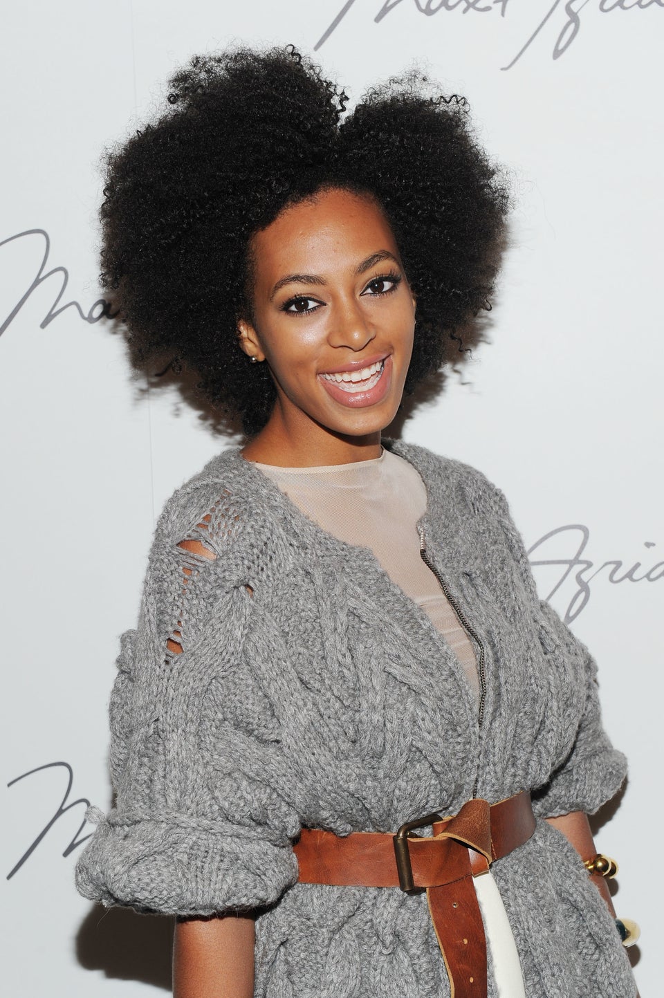 solange knowles natural hair 2022