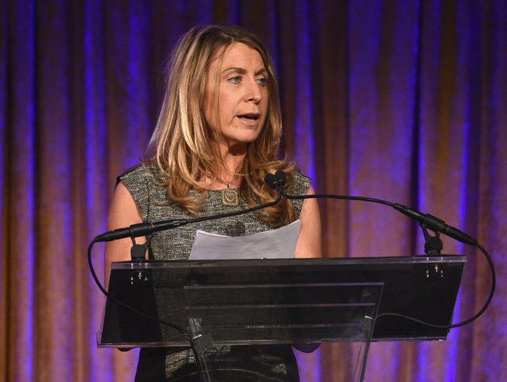 President of NBC News, Deborah Turness speaks onstage during the International Women's Media Foundation's 2015 Courage in Journalism Awards on October 21, 2015 in New York City.