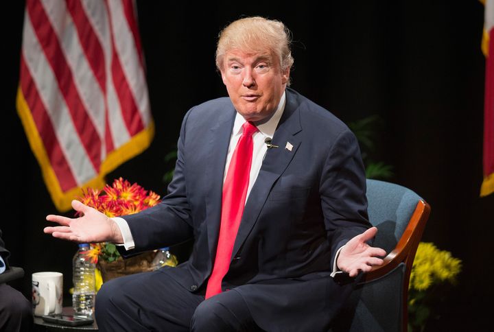 GOP presidential candidate Donald Trump says companies should offer on-site day care.