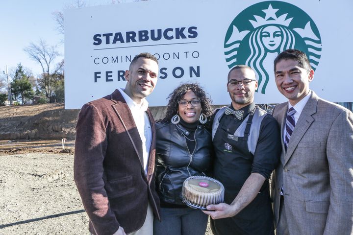 A Starbucks is set to open in Ferguson, Missouri in the spring of 2016. The company is also partnering with the owner of a local bakery whose business was burned and vandalized last year.