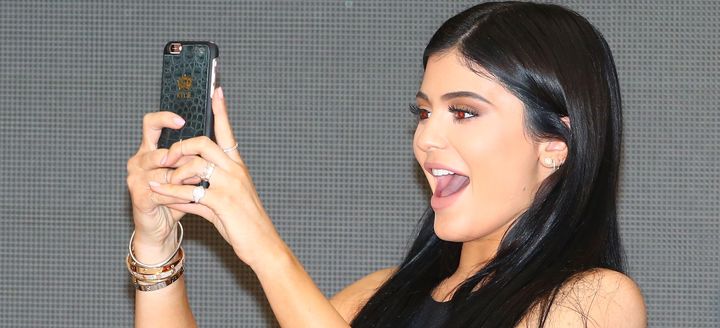 Kylie Jenner is letting the world know she's doing just fine after her split from Tyga.
