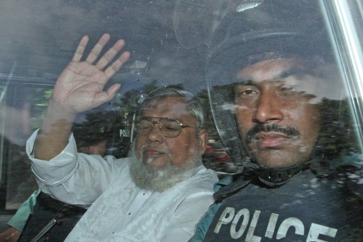 Ali Ahsan Mohammad Mujahid was the leader of the Jamaat-e-Islami party.