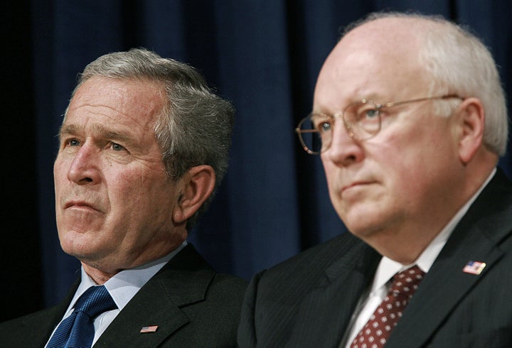 Former U.S. President George W. Bush and former Vice President Dick Cheney in 2006.