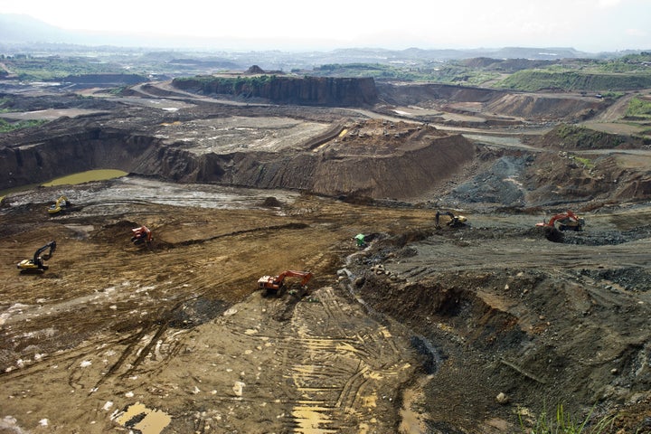 Jade mines such as this one are common in part of Myanmar, and are often the sites of deadly accidents.