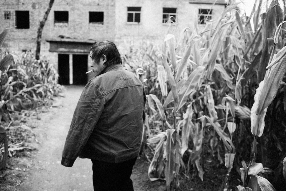 Liu Renwang in his courtyard in Yaoyu Village, China.