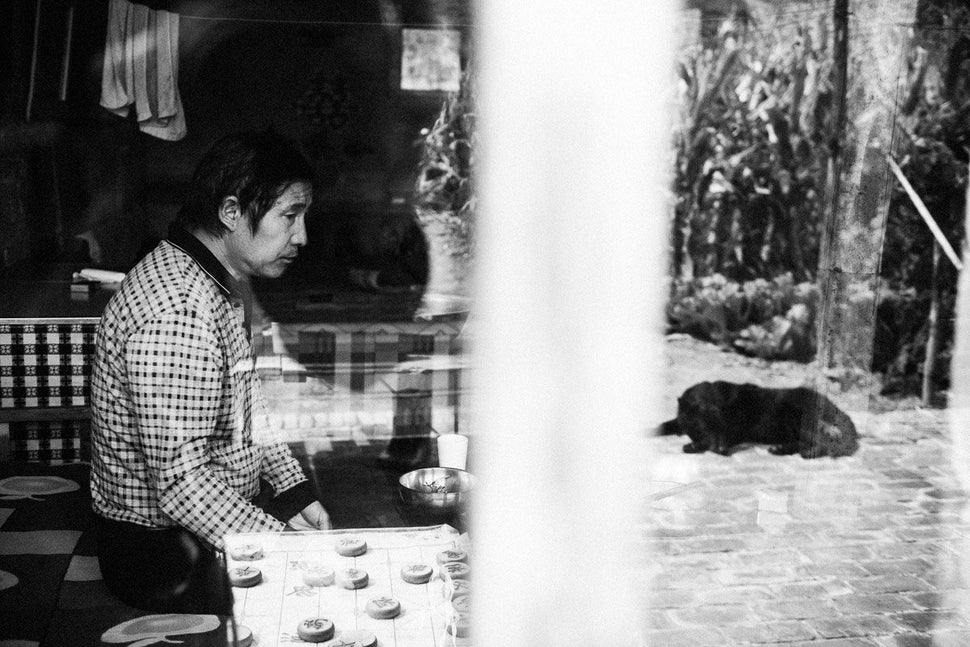 Liu at home in Yaoyu Village, where a 2008 murder led to his arrest and torture.