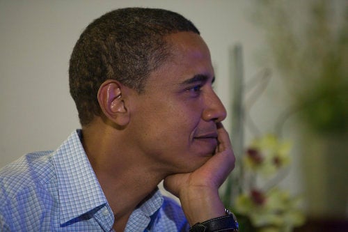 Democratic Presidential Candidate Sen. Barack Obama taken in August 2008.