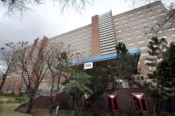 Some 465 refugees and asylum seekers in Berlin were lodged in the former headquarters of the Stasi, the secret police of the