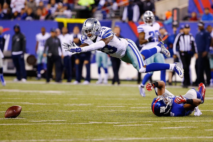 Former Dallas Cowboys player Corey White #23 was cut for not wearing a suit on a team road trip.