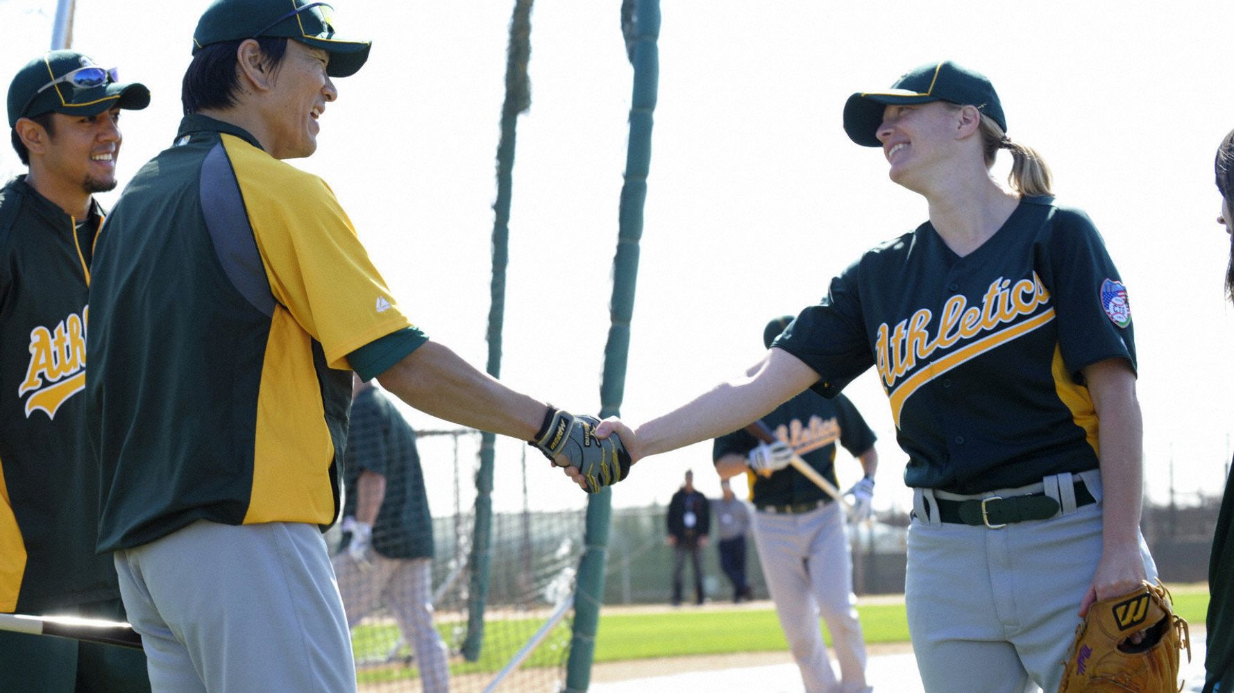 Ex-Yankee Hideki Matsui gets to work on first day with A's 