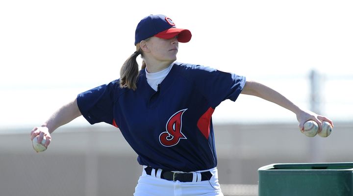 Justine Siegal also threw batting practice to the Cleveland Indians in 2011, making her the first woman to throw batting practice to a MLB team.
