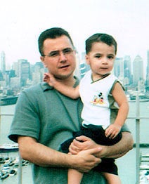 Zuhtu Ibis and his son, Mert. Ibis was killed in the 9/11 attacks.