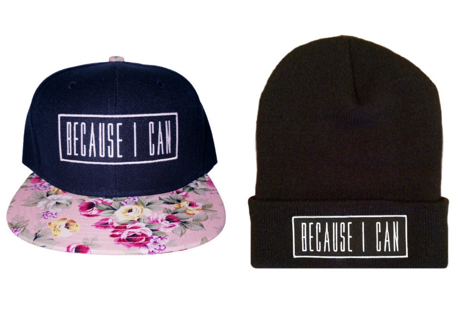 "Because I Can" Flat Brim and Beanie