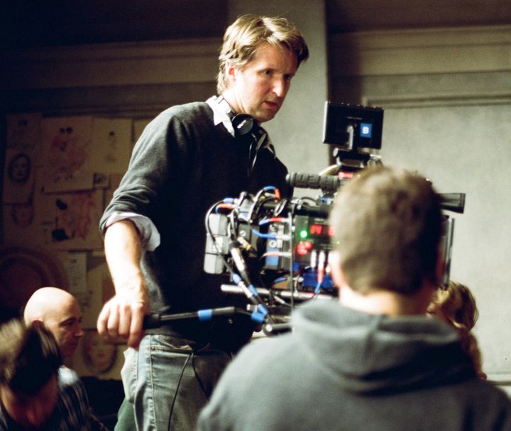 Tom Hooper directs a scene in "The Danish Girl."