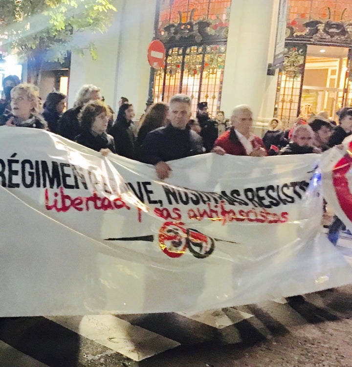 A march in Madrid on the 40th anniversary of Francisco Francos' death.