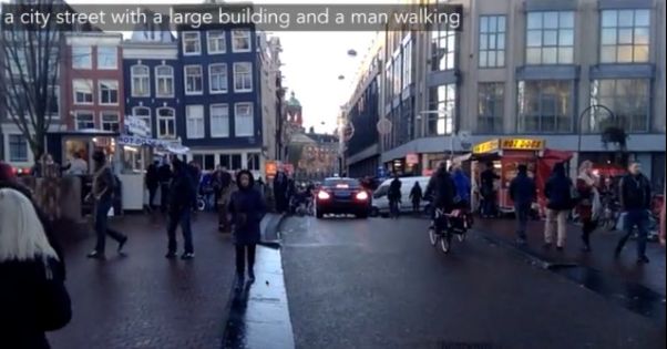 Screenshot from neural network walk video.